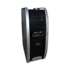 Caja Ordenador Semitorre Atx Loop Lp-3806 Para Gaming  2 Usb Hd Audio Negro Y Plateado Sin Fuente